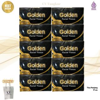 PAKET 10 GOLDEN 180 HELAI 2ply Tissue Wajah Halus dan Lembut