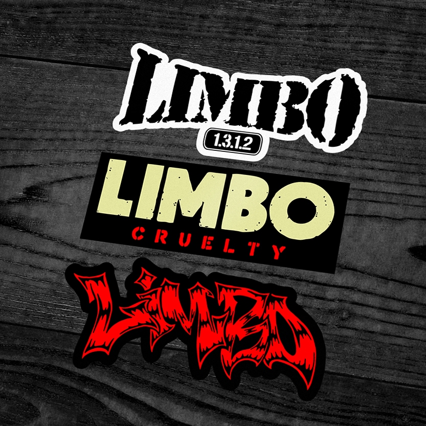 LIMBO - LIMBO Hardcore Band Sticker (BOOTLEG)
