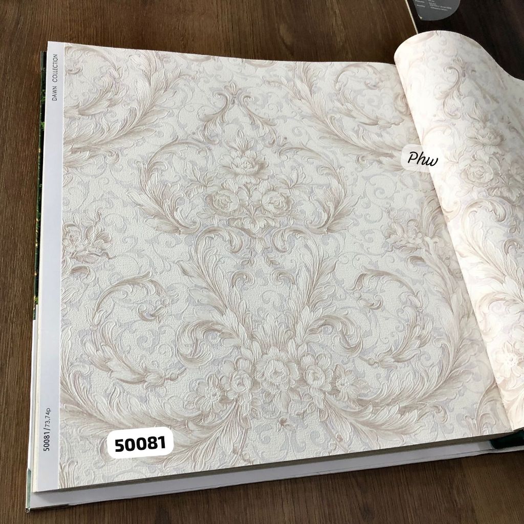 ELEGANT DAWN CLASSIC BROWN GOLD & GREY CREAM WALLPAPER