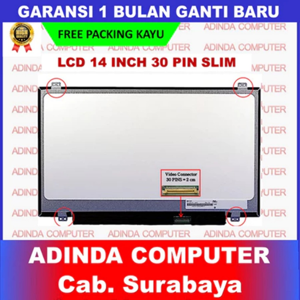 LCD LED Lenovo Thinkpad L440 S440 T440 T440P T450 14.0 นิ้ว 30 Slim