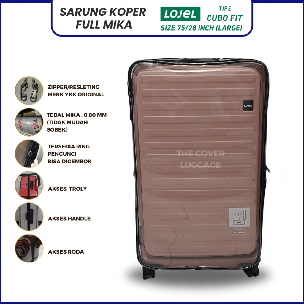 กระเป๋าเดินทาง Fullmica สําหรับกระเป๋าเดินทาง Lojel โดยเฉพาะ ชนิด Cubo Fit ขนาด 75/28 (ขนาดใหญ่)