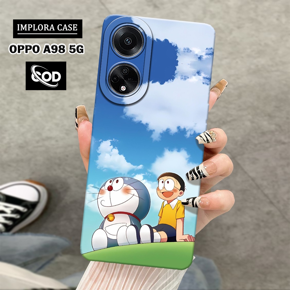 เคส HP IMPLORA - เคสโทรศัพท์ OPPO A98 5G ล่าสุด - เคสแฟชั่นการ์ตูน - เคส OPPO A98 5G Pro Camera Soft