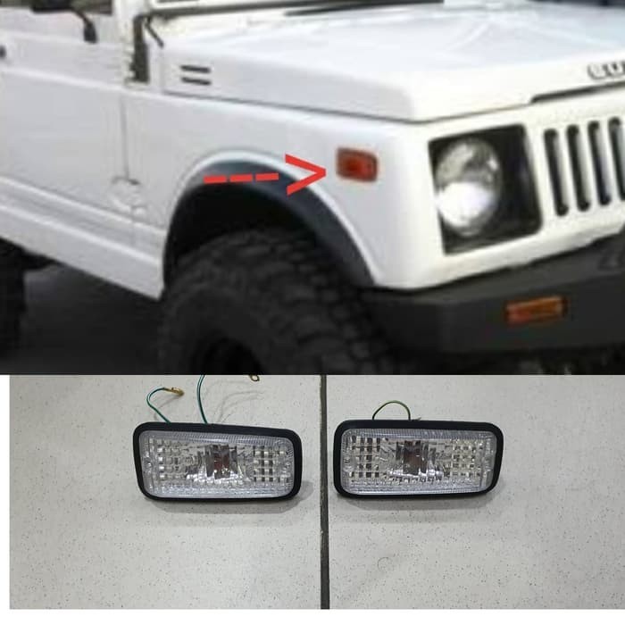ไฟเลี้ยวข้างคริสตัลสําหรับรถยนต์ Jimny Katana