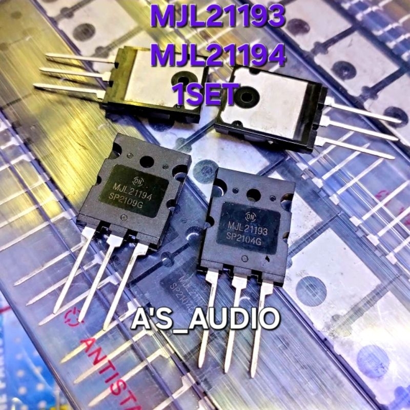 MJL 21193 MJL 21194 MJL21193 MJL21194 เกรด A ON SEMI 1SET