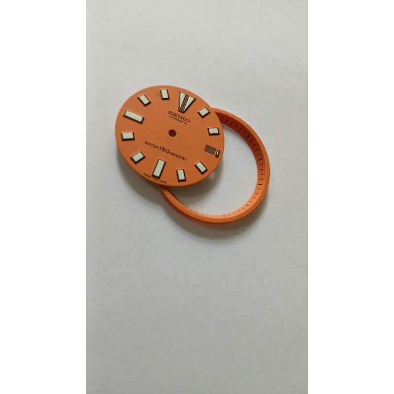 จาน Seikomod Dial Seikomod Plate 7002 Plate 7002 Dial 7002 สีส้ม