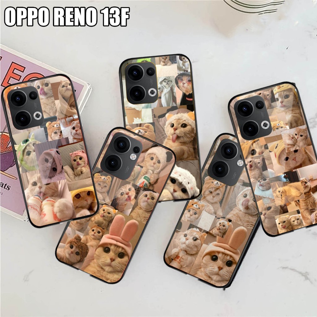 HP SENJACASE SOFTCASE GLASS TYPE 0PP0 RENO 13F ใหม่ล่าสุด - Silicone - เคสเคลือบเงา - เคส - ล่าสุด -