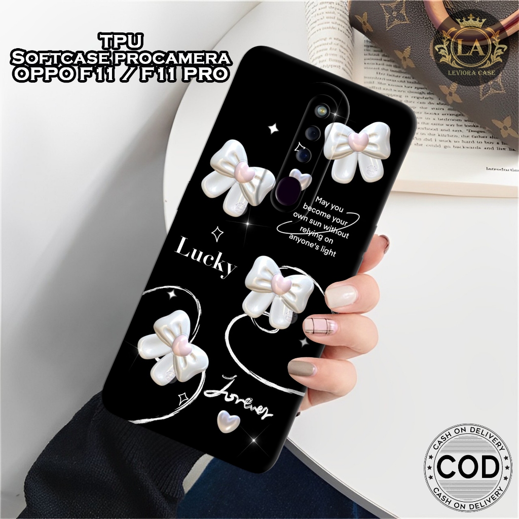 เคส OPPO F11 / F11 PRO ล่าสุด - เคส Leviora - เคสแฟชั่นสีดํา - OPPO F11 / F11 PRO Softcase - เคสกล้อ