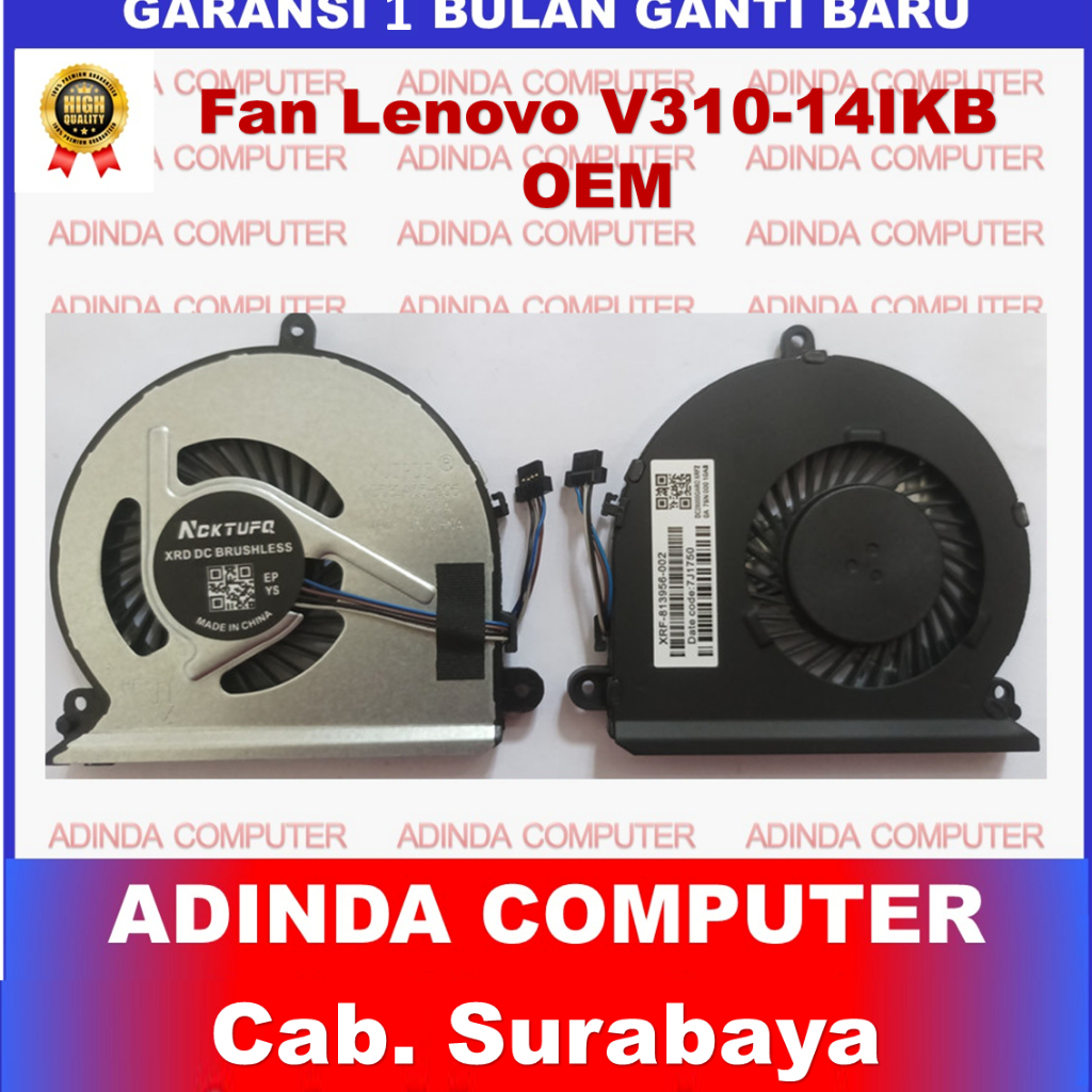 พัดลม Lenovo Ideapad V310-14IKB V310-14ISK V310-15IKB V310-15ISK OEM