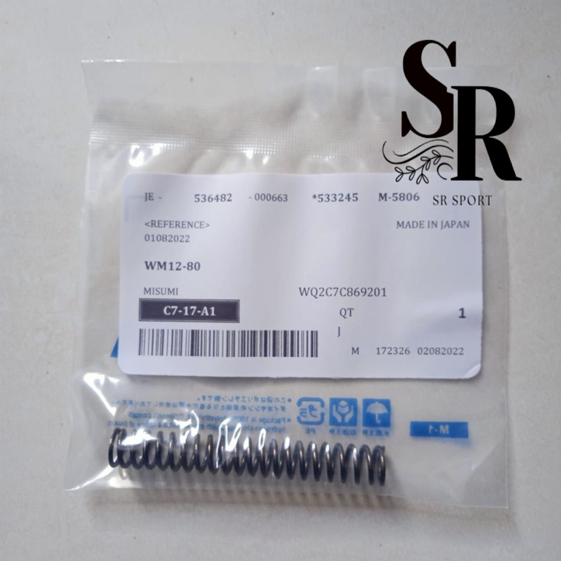 WM 12 - 80 สปริง misumi ทรงกลม / สปริง misumi ดั้งเดิม
