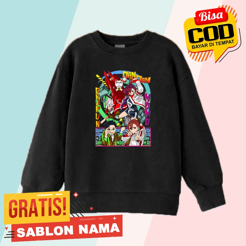 เสื้อสเวตเตอร์เด็ก Danadan Okarun & Momo / Dandan Okarun & Momo Boys & Girls Sweater
