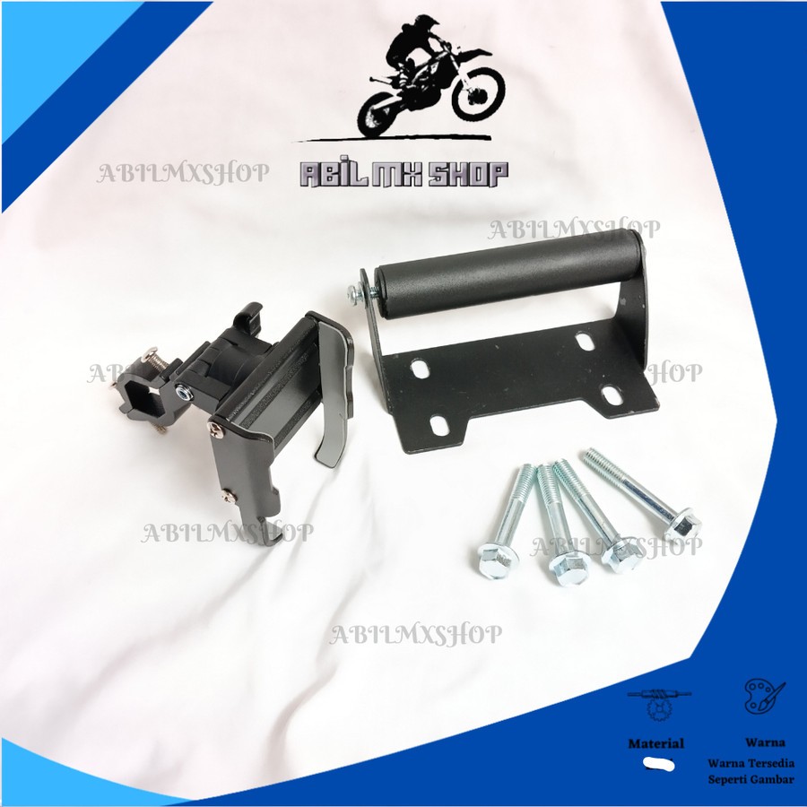 GPS HOLDER แพคเกจ HP CBX150 CB 150 X CBX ที่วางโทรศัพท์อลูมิเนียม HANDLEBAR KISEKI MOTORCYCLE BRACKE