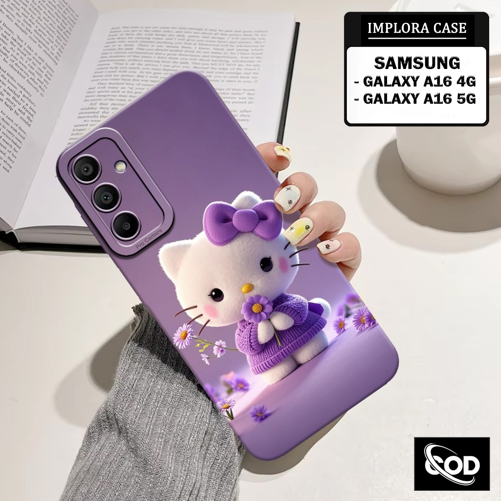 IMPLORA CASE - เคสโทรศัพท์ Samsung Galaxy A16 4G / A16 5G - เคสแฟชั่นการ์ตูน - เคสนิ่ม Samsung A16 4
