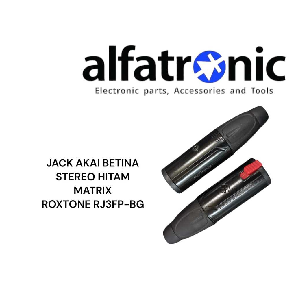 สเตอริโอสีดําหญิง AKAI JACK MATRIX ROXTONE RJ3FP-BG