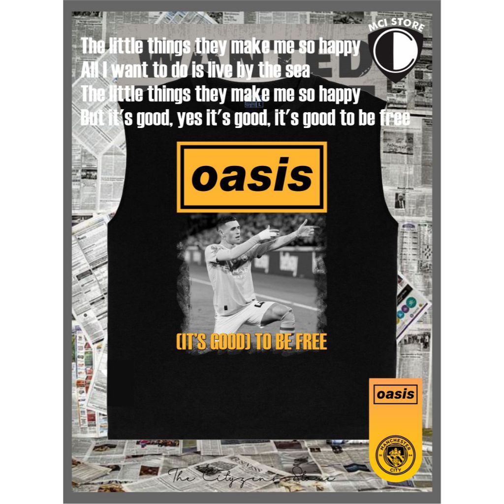 เสื้อกล้าม Man City Oasis Eps. 9 ชาย/หญิง