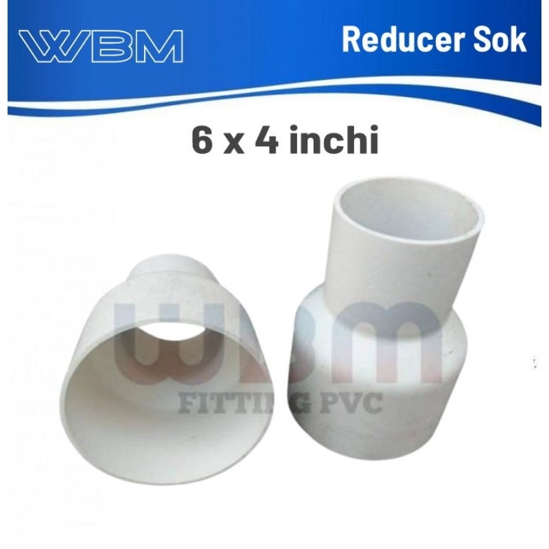 ลูกบ๊อกซ์ลด 6 x 4 นิ้ว pvc over socket