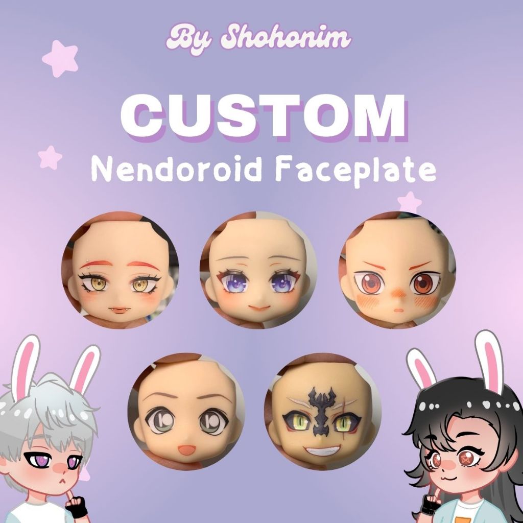 แผ่นหน้าและการติดตั้ง nendoroid แบบกําหนดเอง