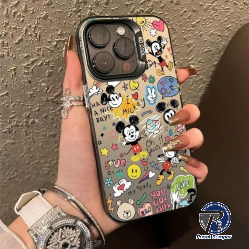 SAMSUNG SS963 พรีเมี่ยมMatte HardปลอกHp Minnieเมาส์สําหรับSamsung A71 A72 A73 S21 S22 S23 S24 FE ULT