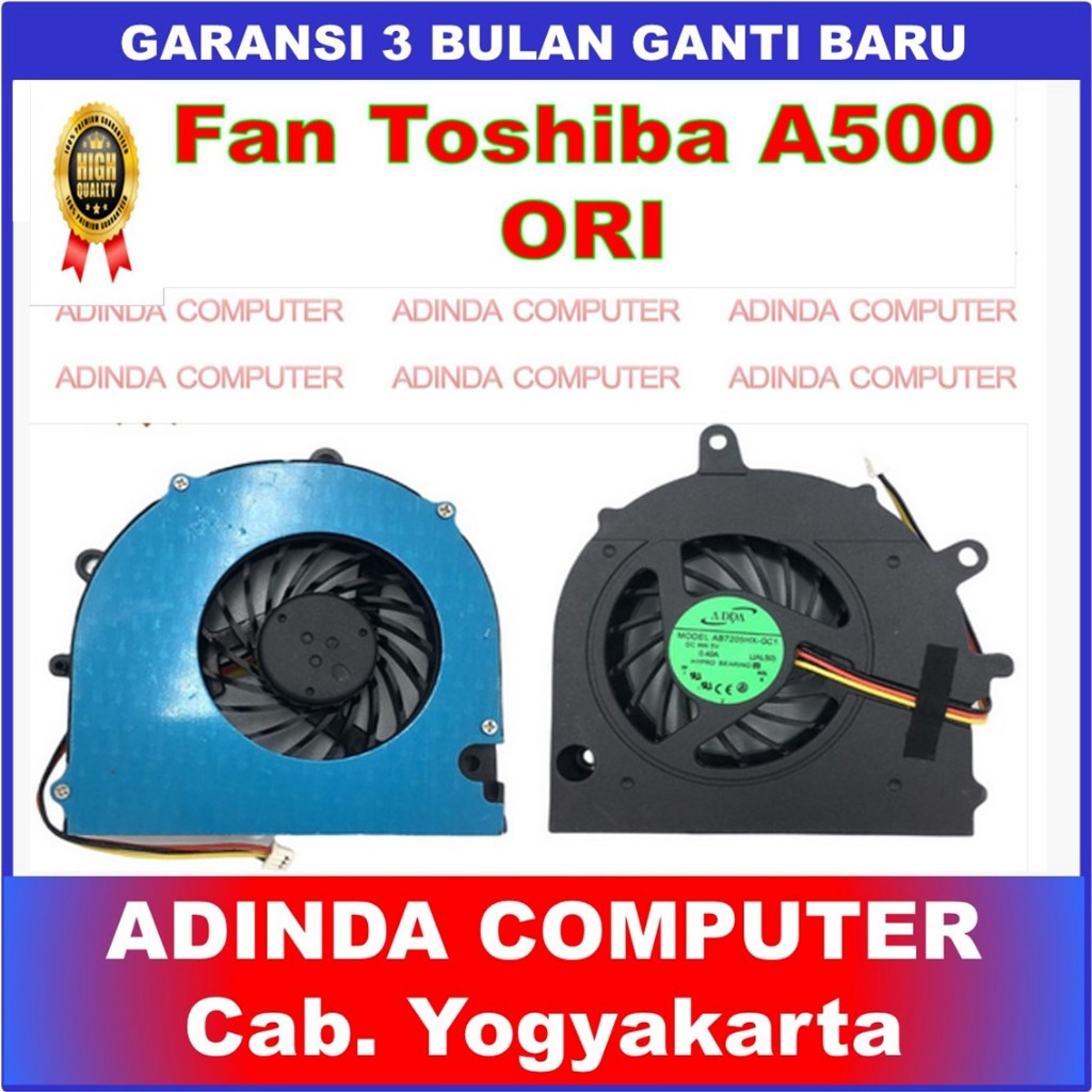 พัดลมระบายความร้อนของแท้ Toshiba A500 A505D A500D S6033