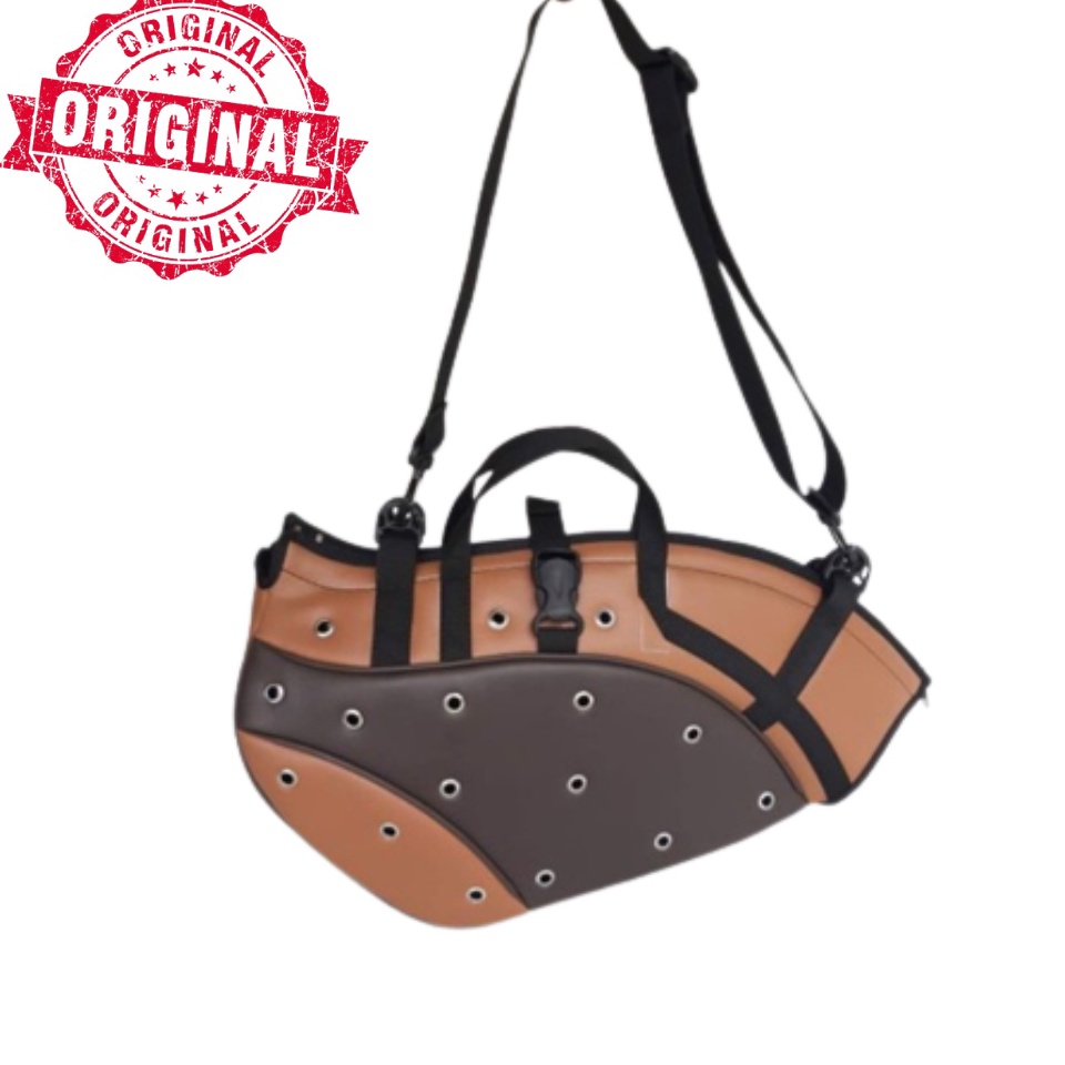 ข้อเสนอใหญ่ KISO KISA AYAM BANGKOK PREMIUM BROWN LEATHER BAG