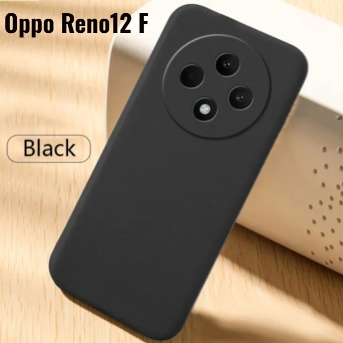 Soft Black Matte Premium Case Oppo Reno15 15 Pro 14 14F 13 13F Reno12 12F 12Pro/Reno11 11F 11Pro/Ren