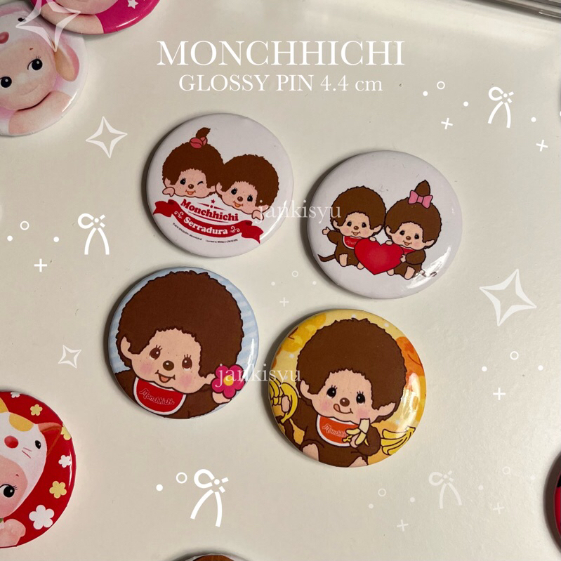 Monchhichi Pin Bag เข็มกลัดเครื่องประดับญี่ปุ่น