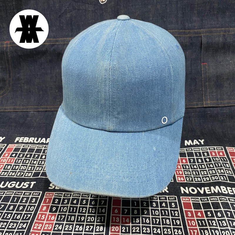 Anderson Bell Washed Denim Caps สีน้ําเงิน OSFA