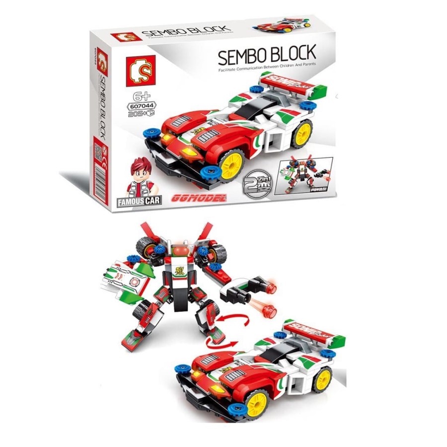 REP TAMIYA SEMBO BLOCKS 2 IN 1 MINI 4WD TRANSFORMATION SONIC SABER