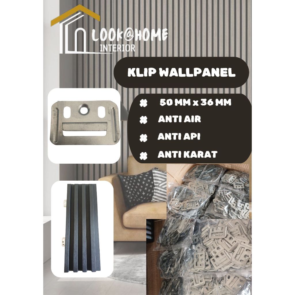 WPC CLIP PACKAGE COTENTS 100 ชิ้น ราคาโรงงาน