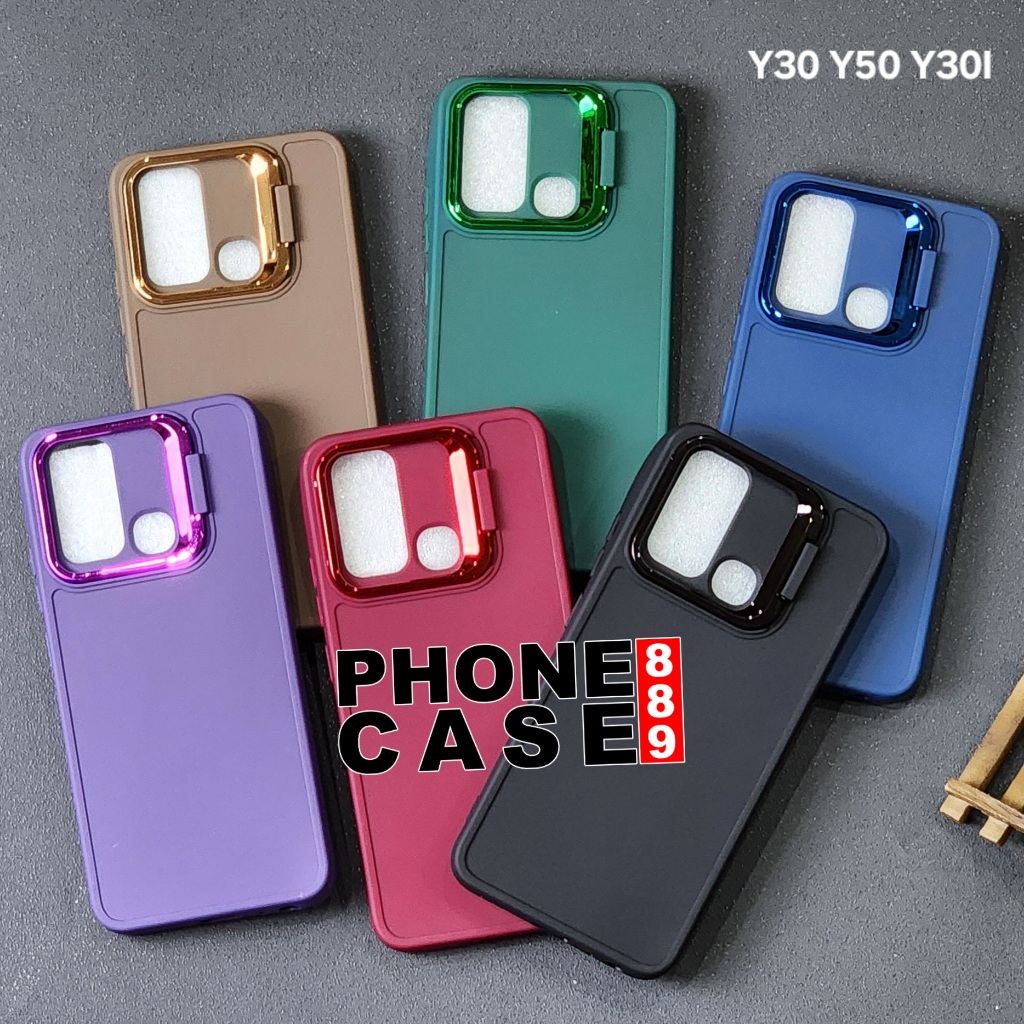 VIVO Y30 VIVO Y50 CASE MACAROON STAND เคสกล้อง BRACKET KICKSTAND กล้อง VIVO Y30 VIVO Y50