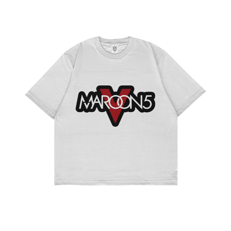 เสื้อยืด MAROON 5 MAGNETIC FONT | เสื้อยืด OVERSIZE สีขาวสไตล์ Y2K VINTAGE BOOTLEG GRUNGE | ผู้ชาย ผ