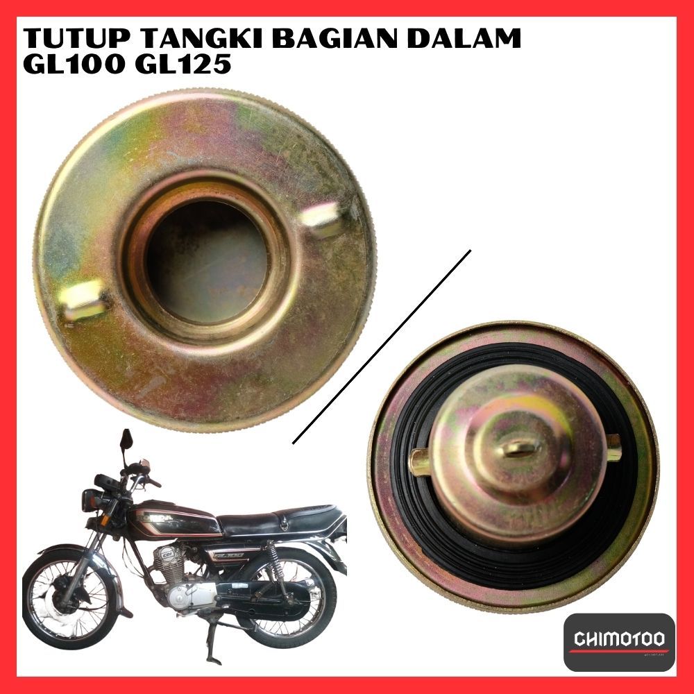 ฝาถังตัวใน Honda Gl100 Gl 100 Gl 100 Gl125 Gl 125