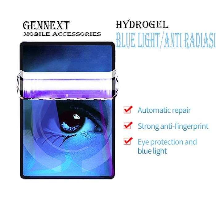 Gennext Hydrogel Jelly Blue Light Tab Infinix Xpad X Pad 20 20Pro Pro Gt Anti Scratch Screen Protect