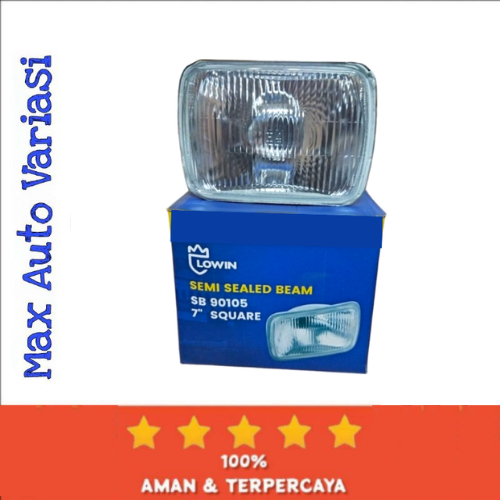 2 ชิ้น H4 HEADLAMP กล่อง 7" Universal SB 90105 LOWIN