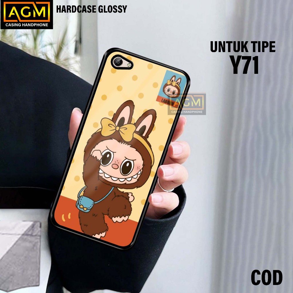 HP เคส Vivo Y71 ใหม่ล่าสุด เคสเงา - เคลือบเงาใหม่ Vivo Y71 โทรศัพท์ [น่ารัก Motif] - เคส AGM Hardcas