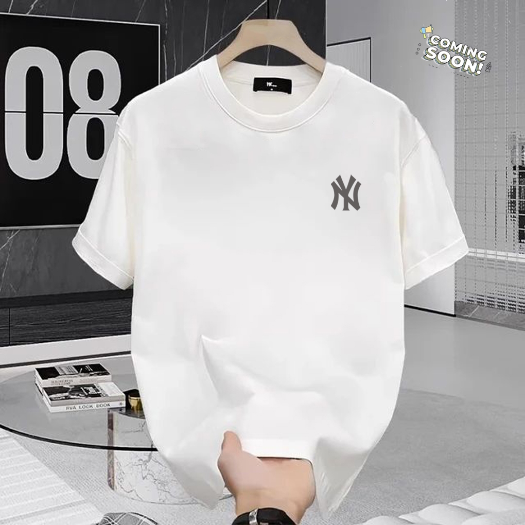 เสื้อยืดแขนสั้นผู้ชายและผู้หญิง / เสื้อยืดโลโก้ Ny Sp Silver / เสื้อยืด Unisex Distro