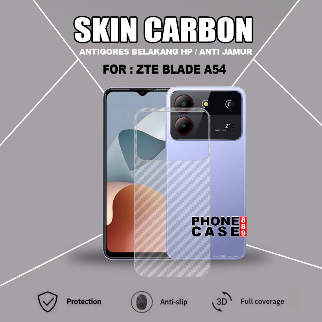 ZTE BLADE A54 ZTE BLADE A55 SKIN CARBON TRANSPARENT ANTI-FUNGUS ZTE BLADE A54 ZTE BLADE A55 SCB1