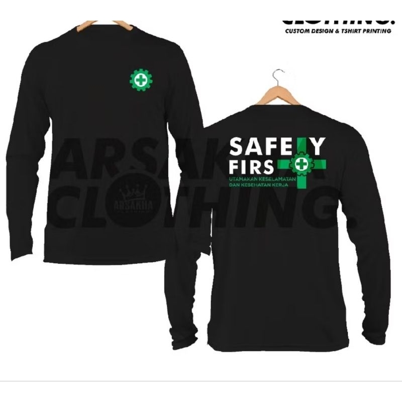 SAFETY FIRST MODEL ++ เสื้อยืด LONG-SLEEVED MAIN OF SAFETY