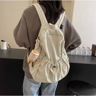 Ransel backpack nylon unisex, tas sekolah smp sma kuliah, tas gendong serut