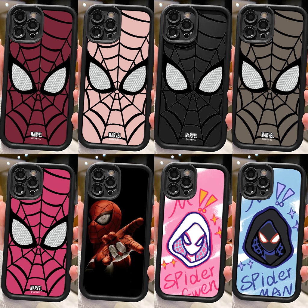 Hp Casing OPPO CPH2349 CPH2373 CPH2375 เคสโทรศัพท์อินเทรนด์ Marvel Spider-Man Anime Couple Case