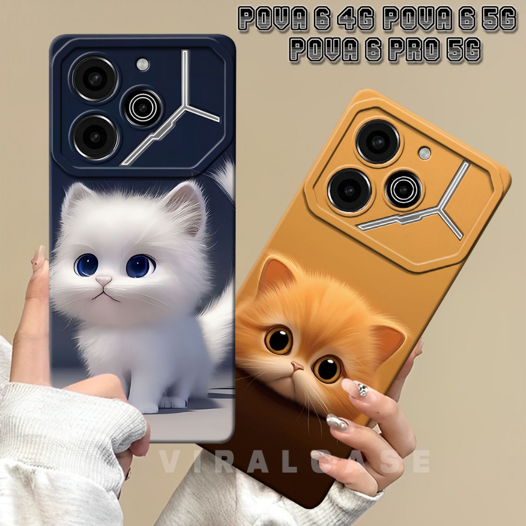 ซอฟท์เคส TECNO POVA 6 4G | POVA 6 5G | POVA 6 PRO 5G - Softcase ยืดหยุ่น - Pro Camera Protector - เค