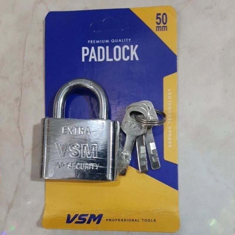 VSM 50 มม.สั้นเหล็ก PADLOCK สําหรับ FENCE/OFFICE/SHOP/WAREHOUSE ประตู