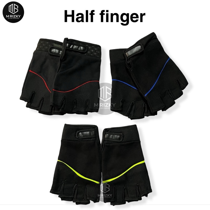 HALF FINGER GLOVES/MOTORCYCLE, GYM GLOVES/ADULT HALF FINGER GLOVES. Emen pndk Lis