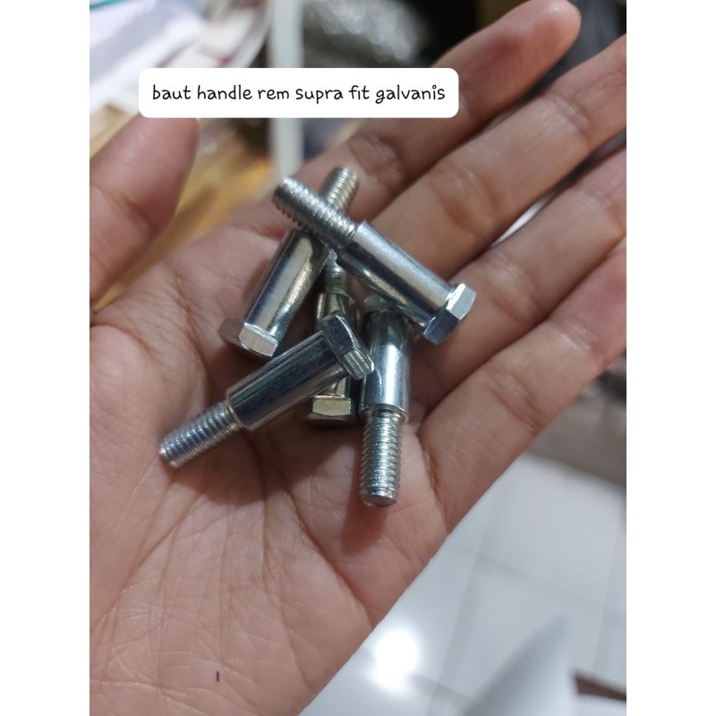 SUPRA GALVANIZED BRAKE HANDLE BOLT COTENTS 10 ชิ้น