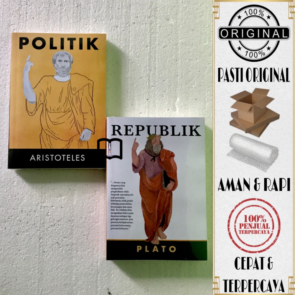 PLATO Aristotle & Republic แพ็คเกจหนังสือการเมืองของ PLATO