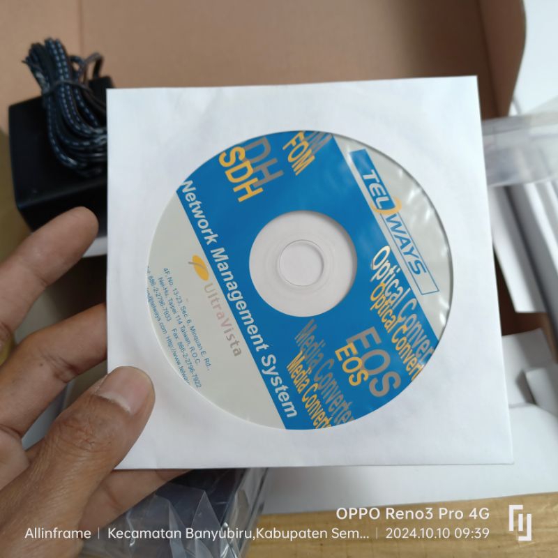 TELWAYS Fiber Media Converter SL-OT100D-T Media Converter ความเร็วคู่