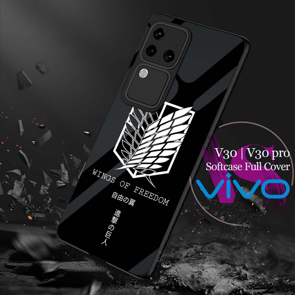 HP Softcase Glitter VIVO V30 V30 Pro V30e Case Vivo |VN49| Vivo V30 Series Vivo ซิลิโคนเคสโทรศัพท์ G