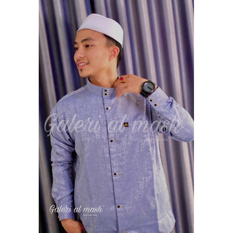 KEMEJA Kemko jaguar Abstract koko sultan เสื้อ, เสื้อเชิ้ตแขนยาวมุสลิม