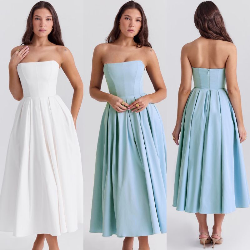 ชุดเดรสวันพีซ 76105 76104 (TS)