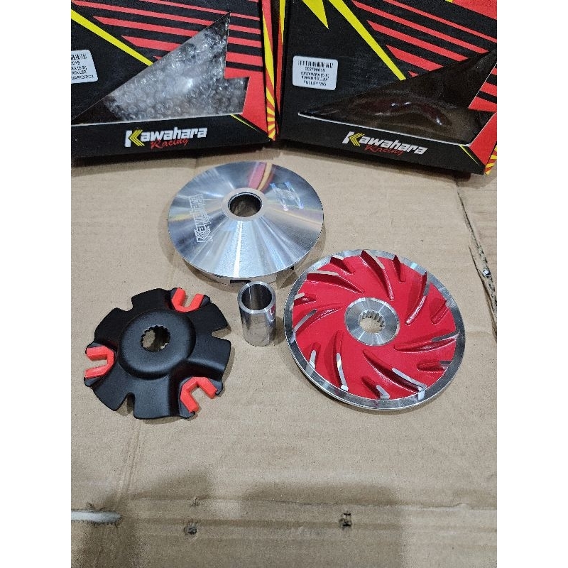 PULLEY PULLY HOUSE ROLLER SET KAWAHARA NMAX AEROX LEXI NMAX ใหม่ AEROX ใหม่ 13.8 องศา