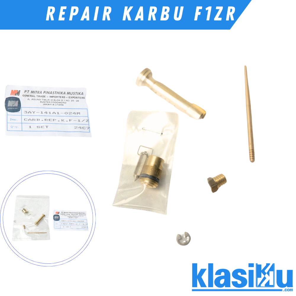 ชุดซ่อมคาร์บูเรเตอร์คาร์บูเรเตอร์ Yamaha F1zr F1 Zr Nos